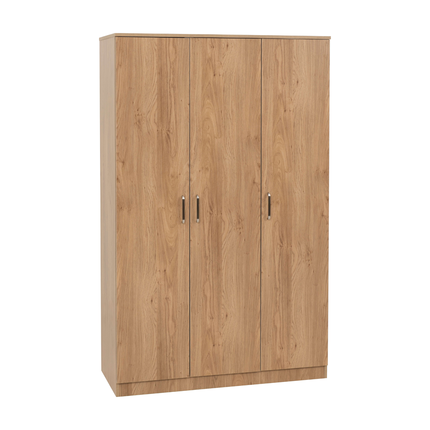 Dakota 3 Door Wardrobe Bedroom Set - Oak Effect