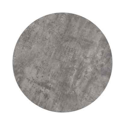 Athens Round Concrete-Effect Dining Table – 100cm