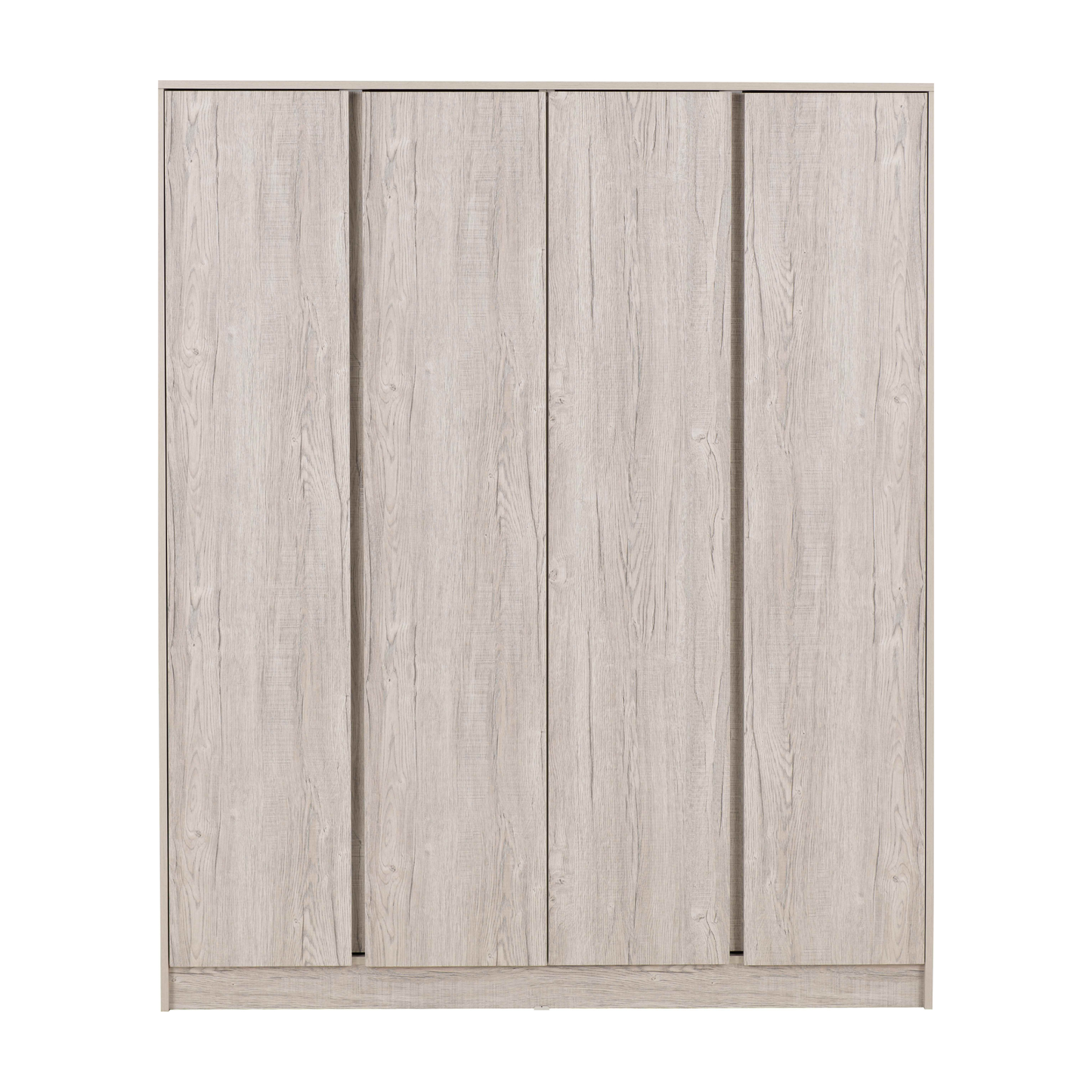 Malvern 4 Door Wardrobe Bedroom Set Urban Snow