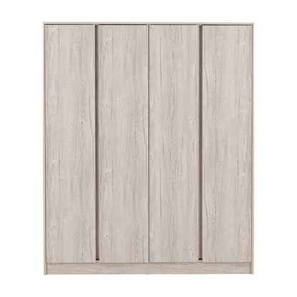 Malvern 4 Door Wardrobe Bedroom Set Urban Snow