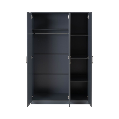 Dakota 3 Door Wardrobe – Dark Grey