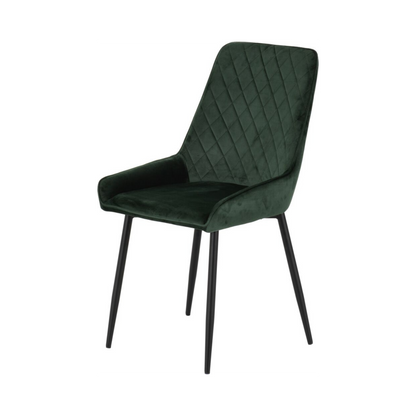 Avery Dining Chair (Set of 2) – Emerald Green Velvet