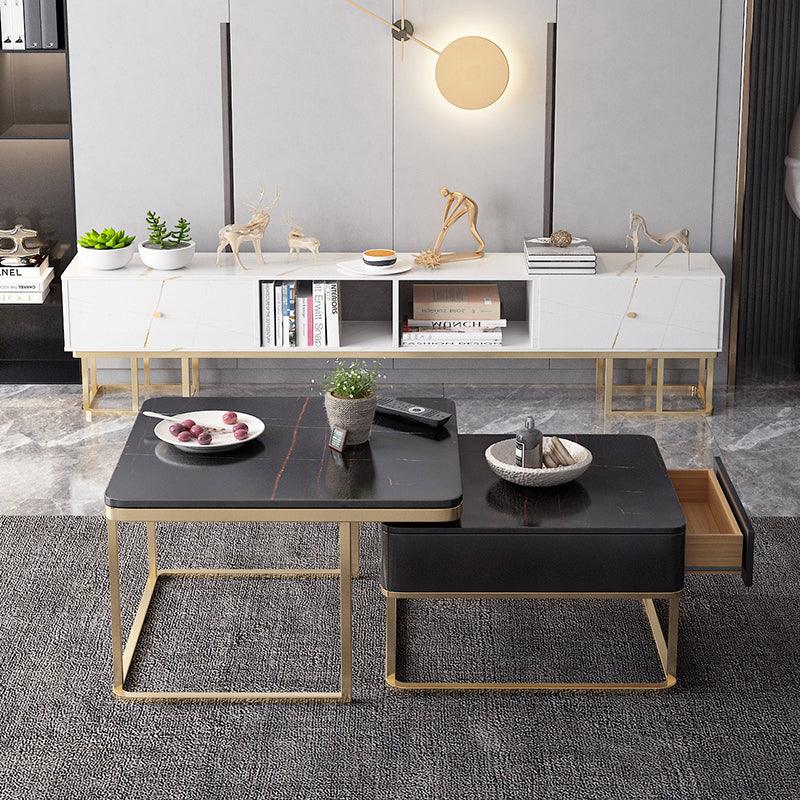 Lorelei Nesting Coffee Table Set, Sintered Stone