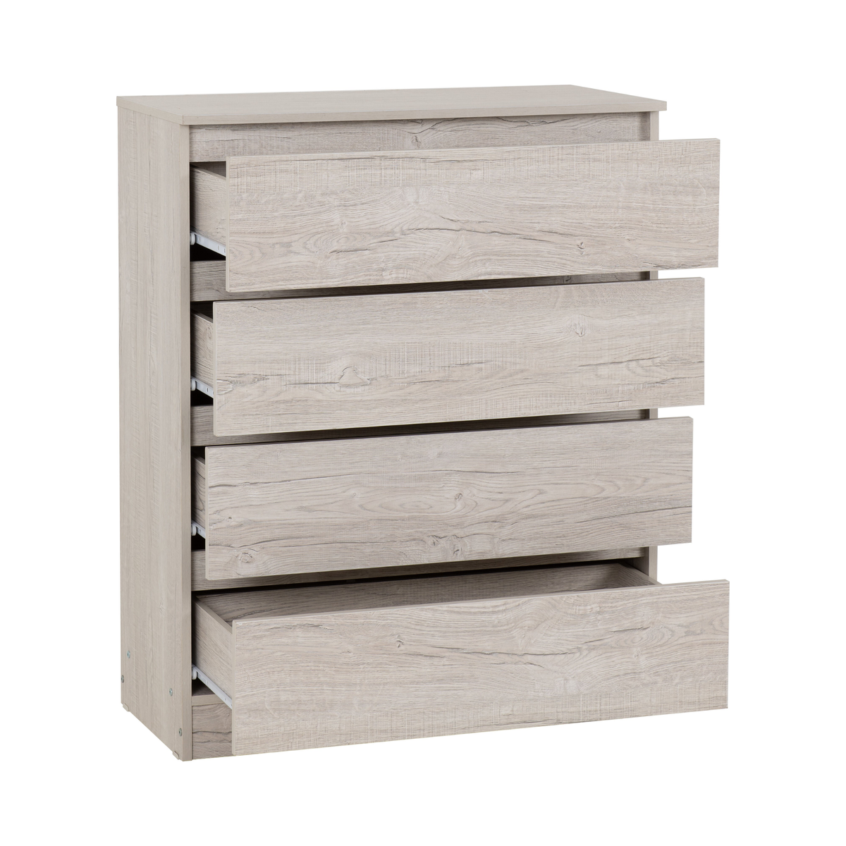 Malvern 4 Drawer Chest - Urban Snow