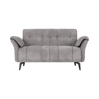 Amalfi 2 Seater Sofa - Grey Fabric