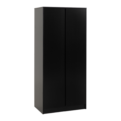 Malvern 2 Door Wardrobe Bedroom Set Black