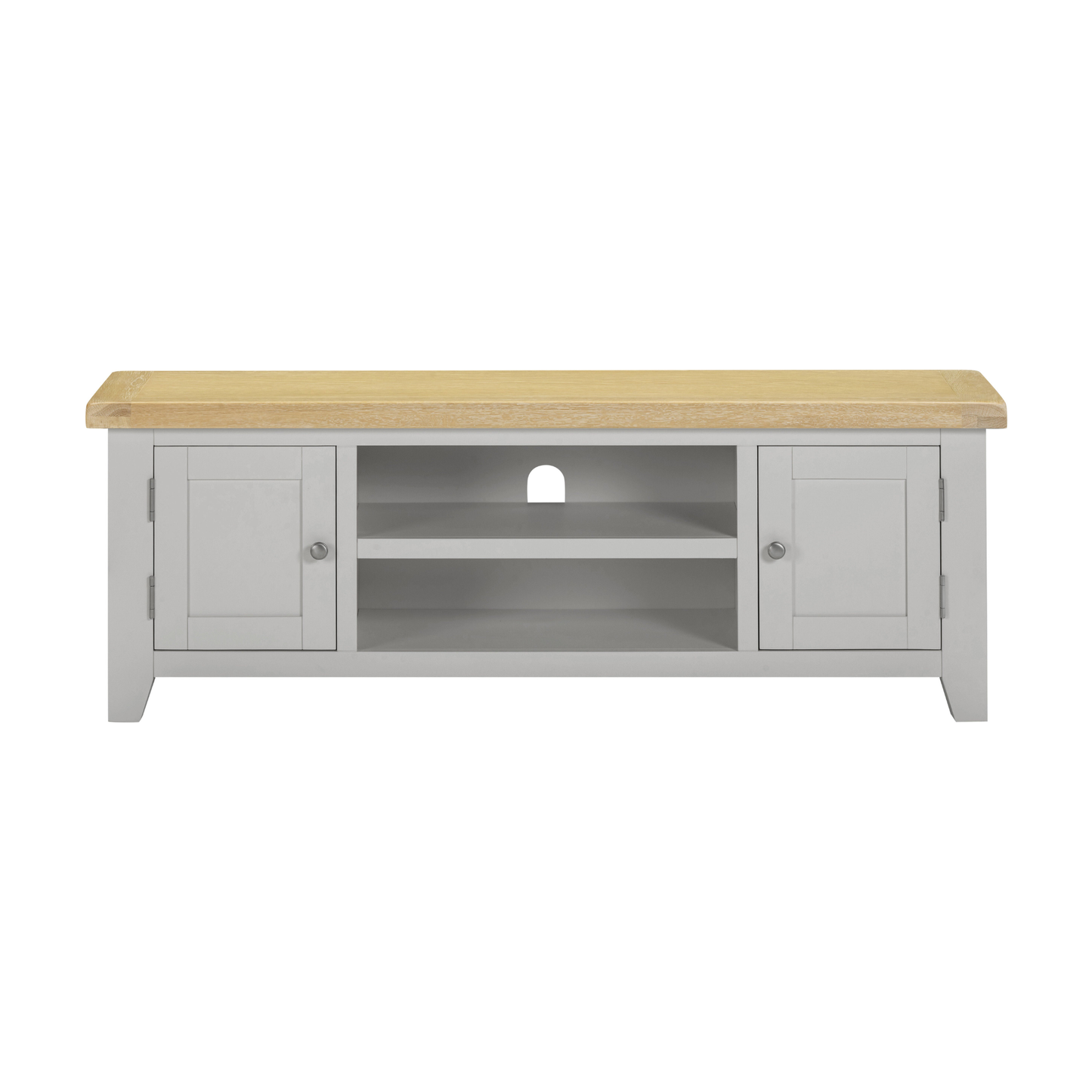 Windsor TV Unit - Pebble Grey/Oak