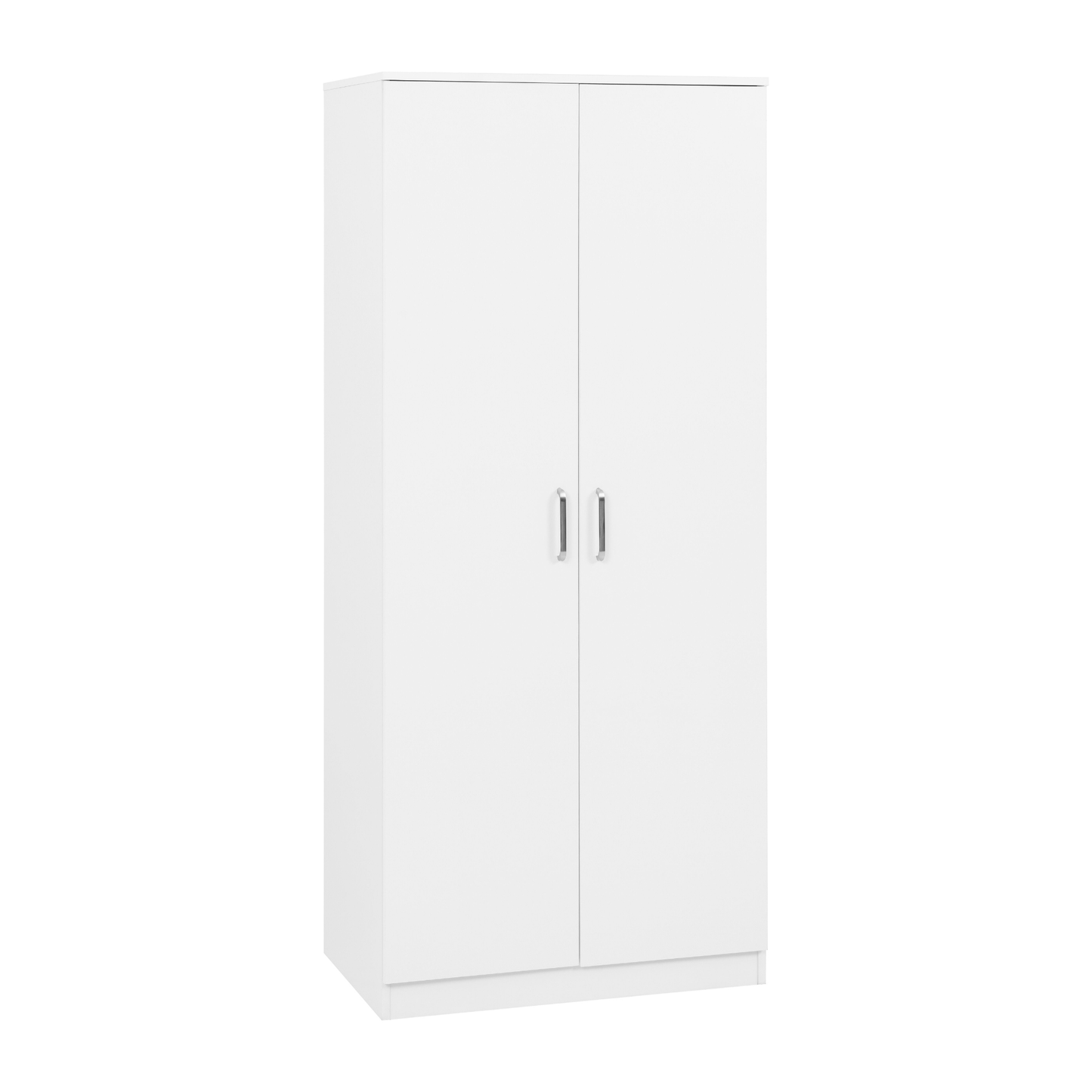 Dakota Trio Set White Wardrobe Chest & Bedside