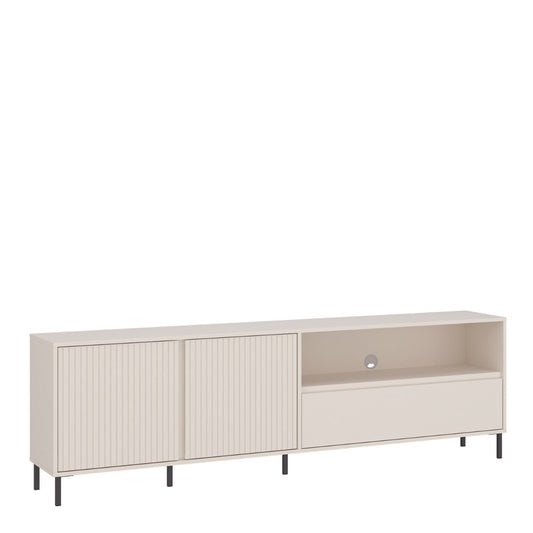 Avenale TV Cabinet 2 Door 1 Drawer in Cashmere