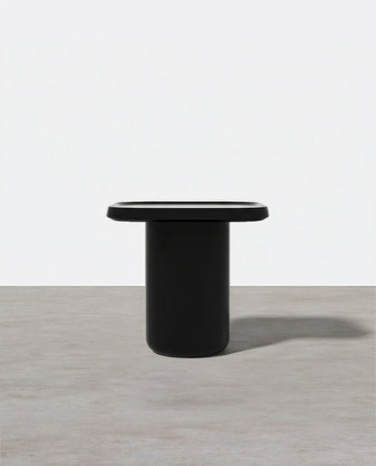 Penn Side Table, Black / Red