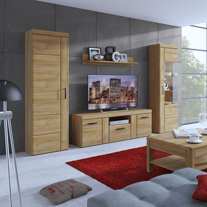 Cortina Tall Cupboard (LH) in Grandson Oak