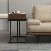 Hay Storage Side Table, Walnut