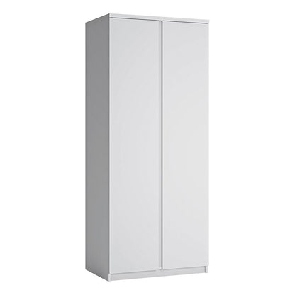 Fribo 2 Door Wardrobe in White