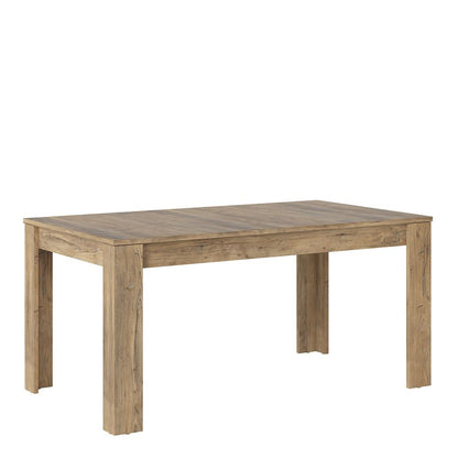Rapallo Extending Dining Table 160x200cm in Chestnut and Matera Grey