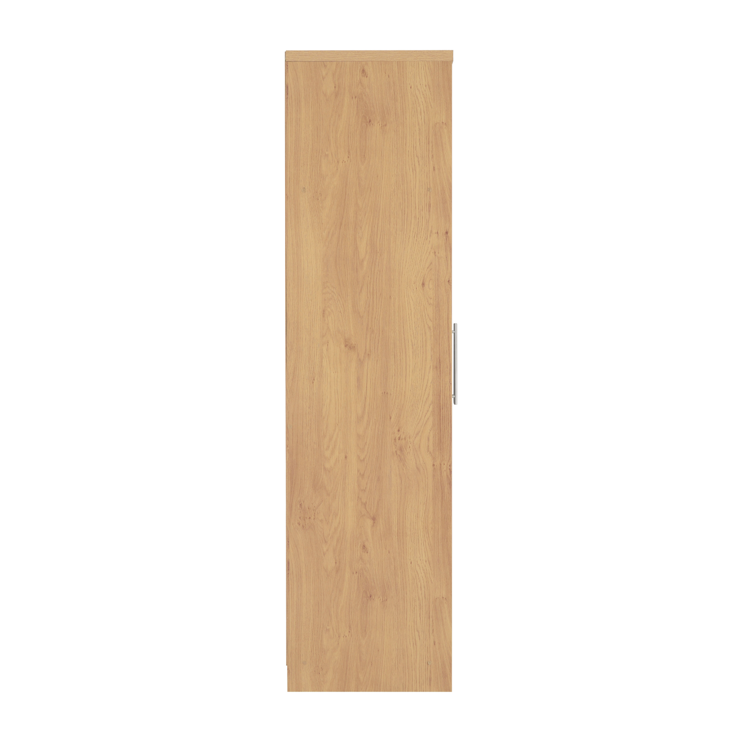 Seville 2 Door Wardrobe - Grey Gloss/Oak Veneer