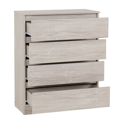 Malvern 2 Door Wardrobe Bedroom Set Urban Snow