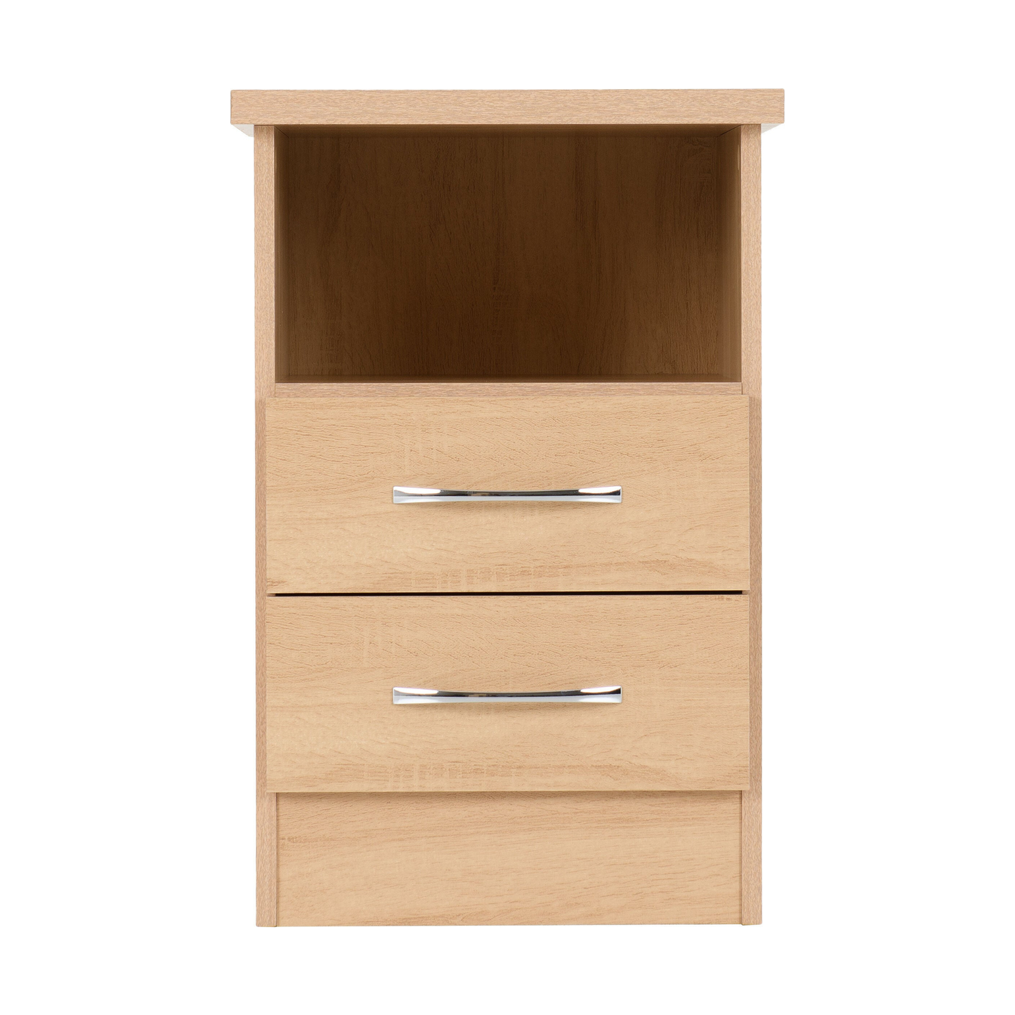 Nevada 2 Drawer Bedside – Sonoma Oak Effect Storage