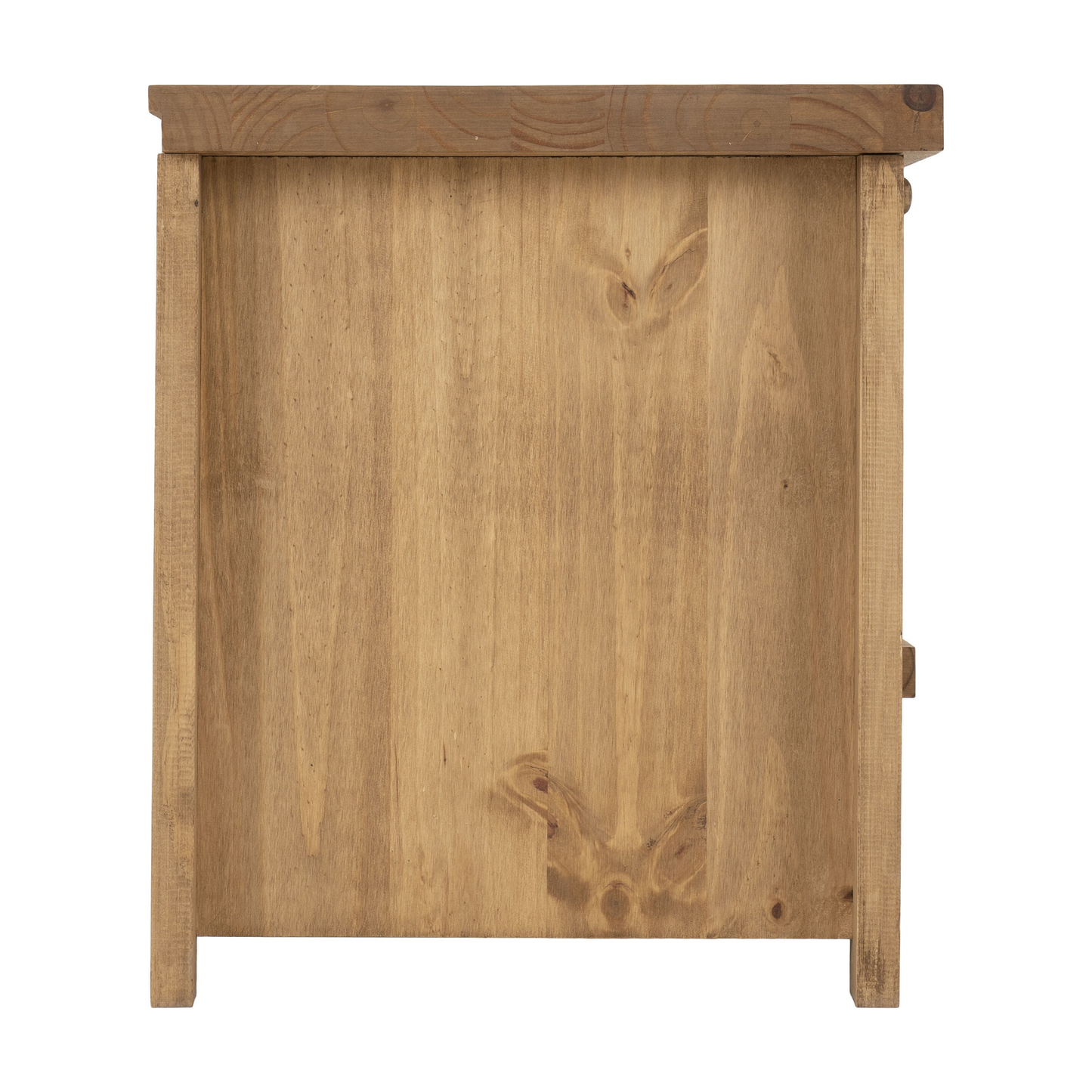 Tortilla TV Unit - Distressed Waxed Pine - Plywood & Pine