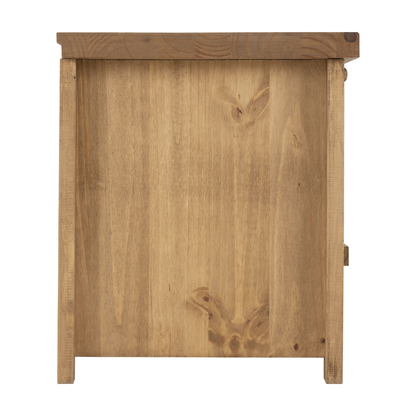 Tortilla TV Unit - Distressed Waxed Pine - Plywood & Pine