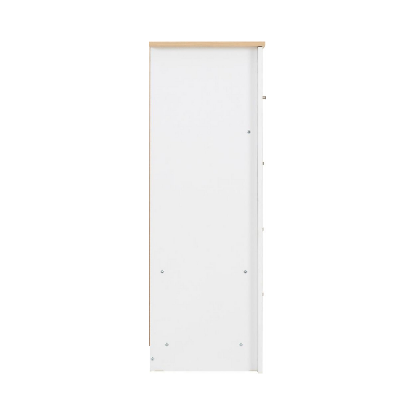 Portland 3+2 Drawer Chest - White/Oak Effect