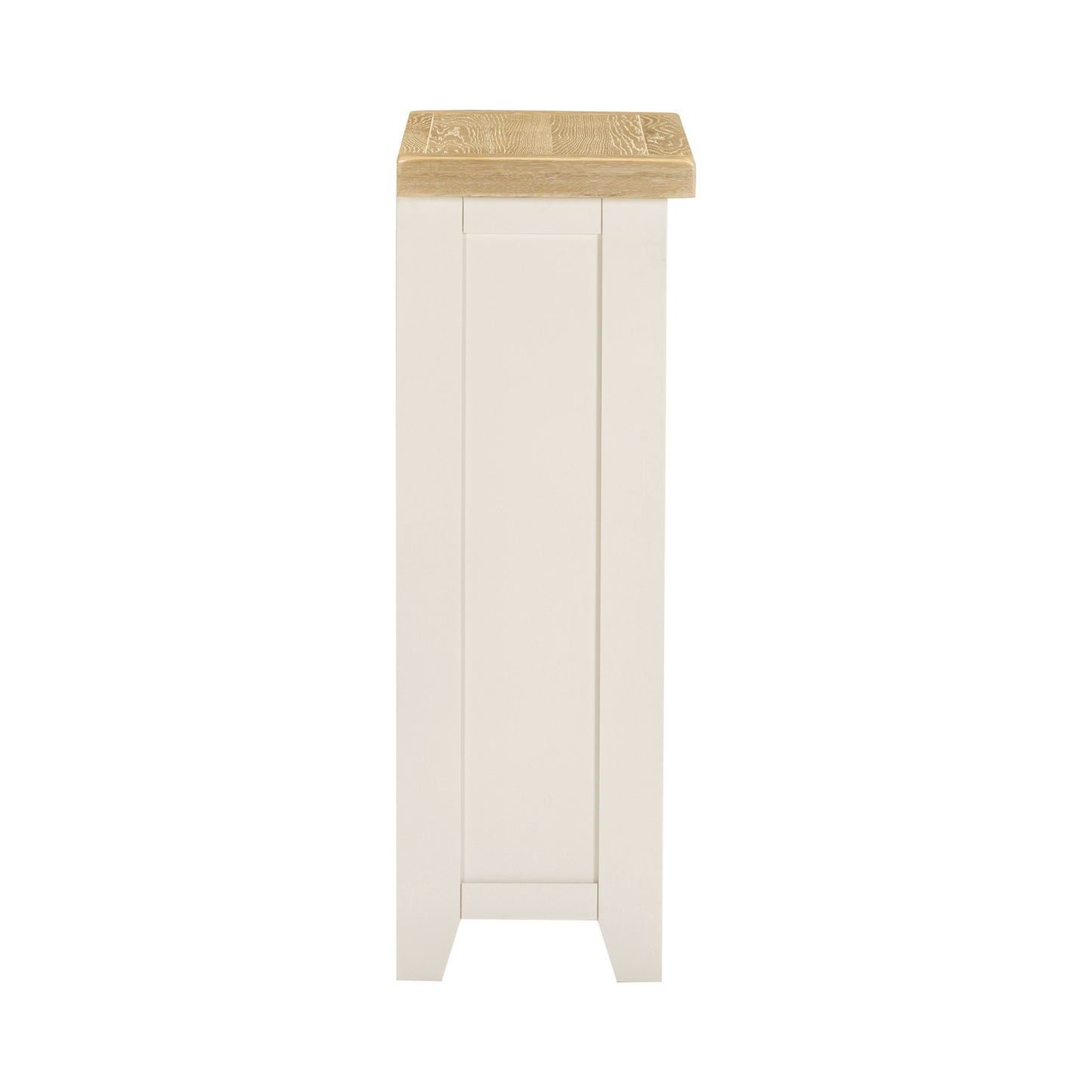 Windsor Low Bookcase - Ivory & Oak