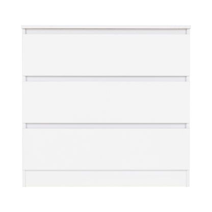 Malvern 3 Drawer Chest – White, Stylish Bedroom Storage