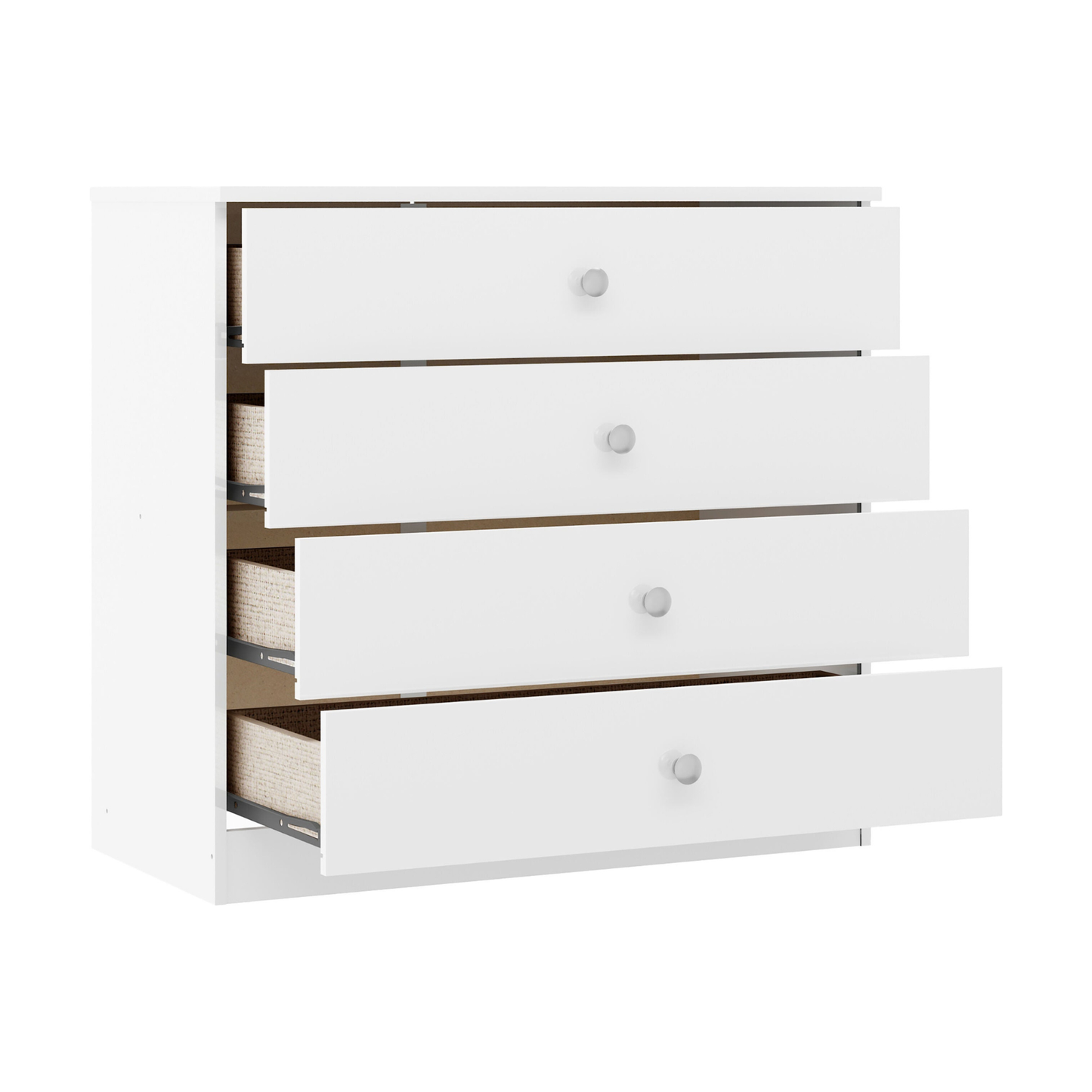 Denver 2 Door Wardrobe Bedroom Set White Gloss