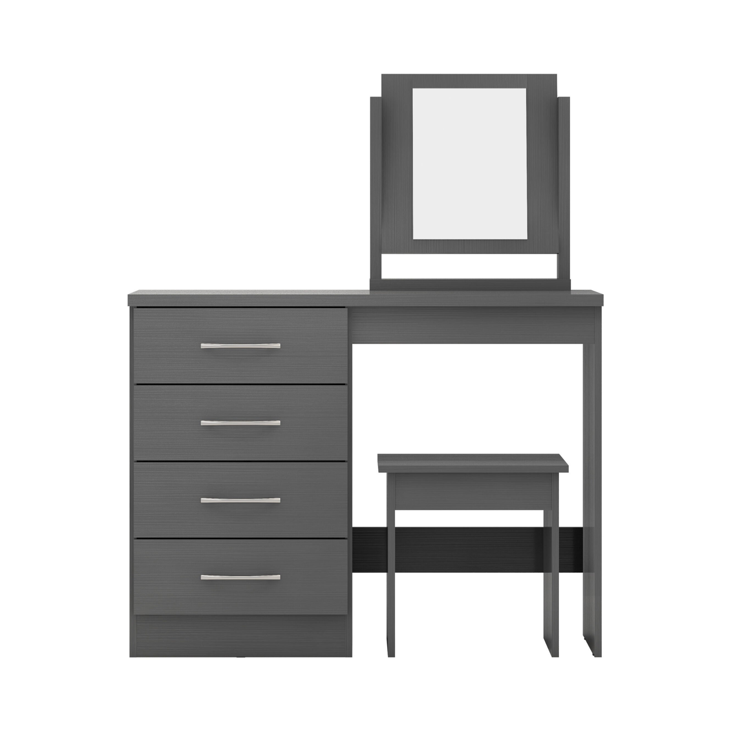 Nevada Dressing Table Set - 3D Effect Grey