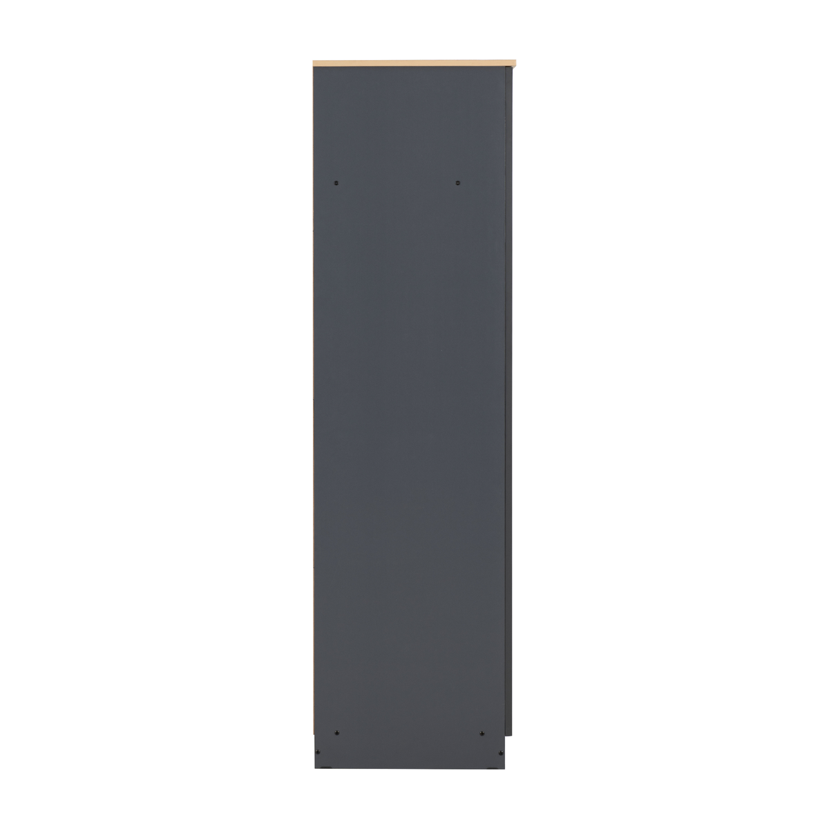 Portland 3 Door Wardrobe - Grey/Oak Effect