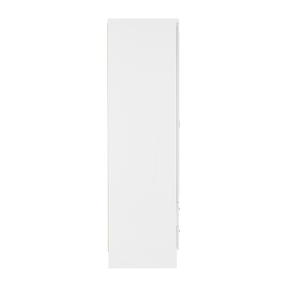 Nevada 4 Door 2 Drawer Wardrobe - White Gloss