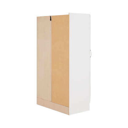 Nevada 2 Door Corner Wardrobe – White Gloss Finish