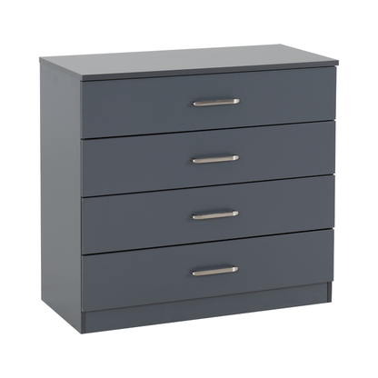 Dakota 2 Door Wardrobe Set – Dark Grey Bedroom Storage
