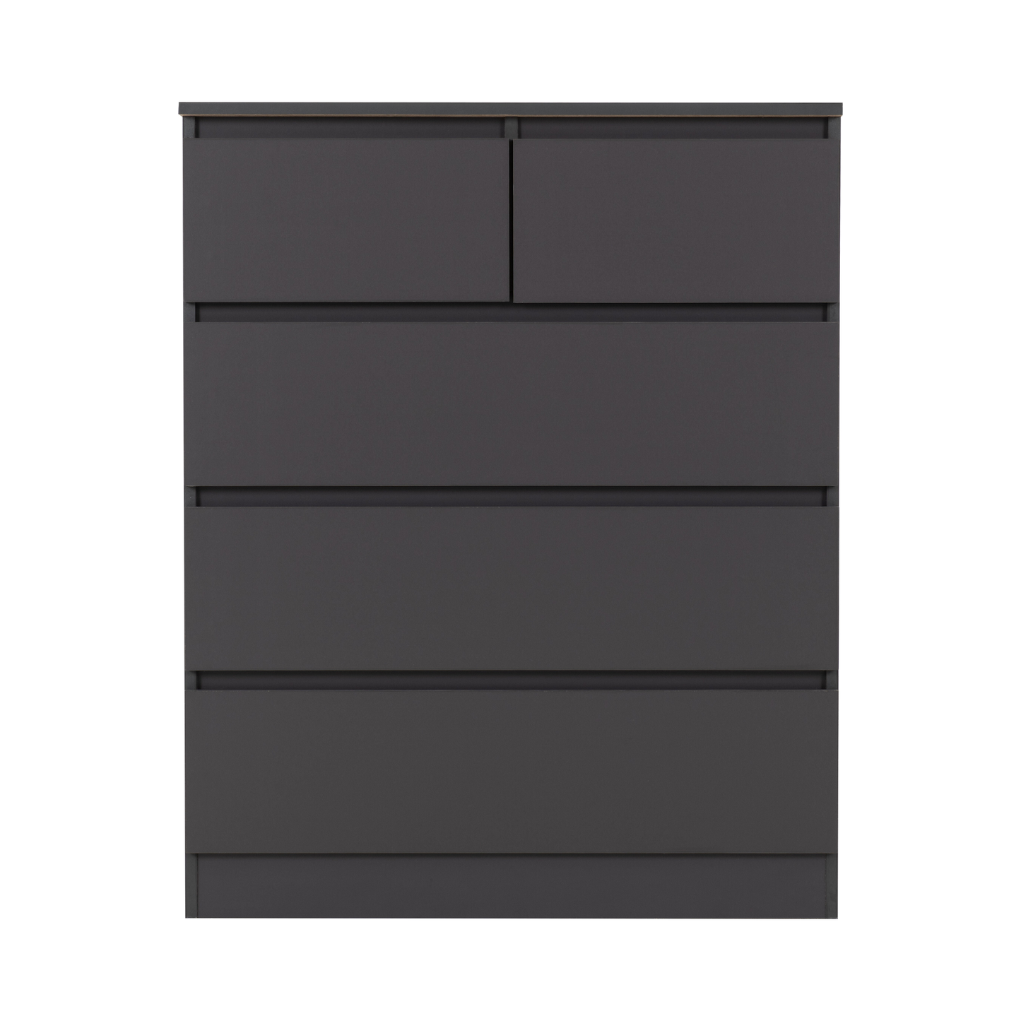 Malvern 3+2 Drawer Chest – Grey, Elegant Storage Solution