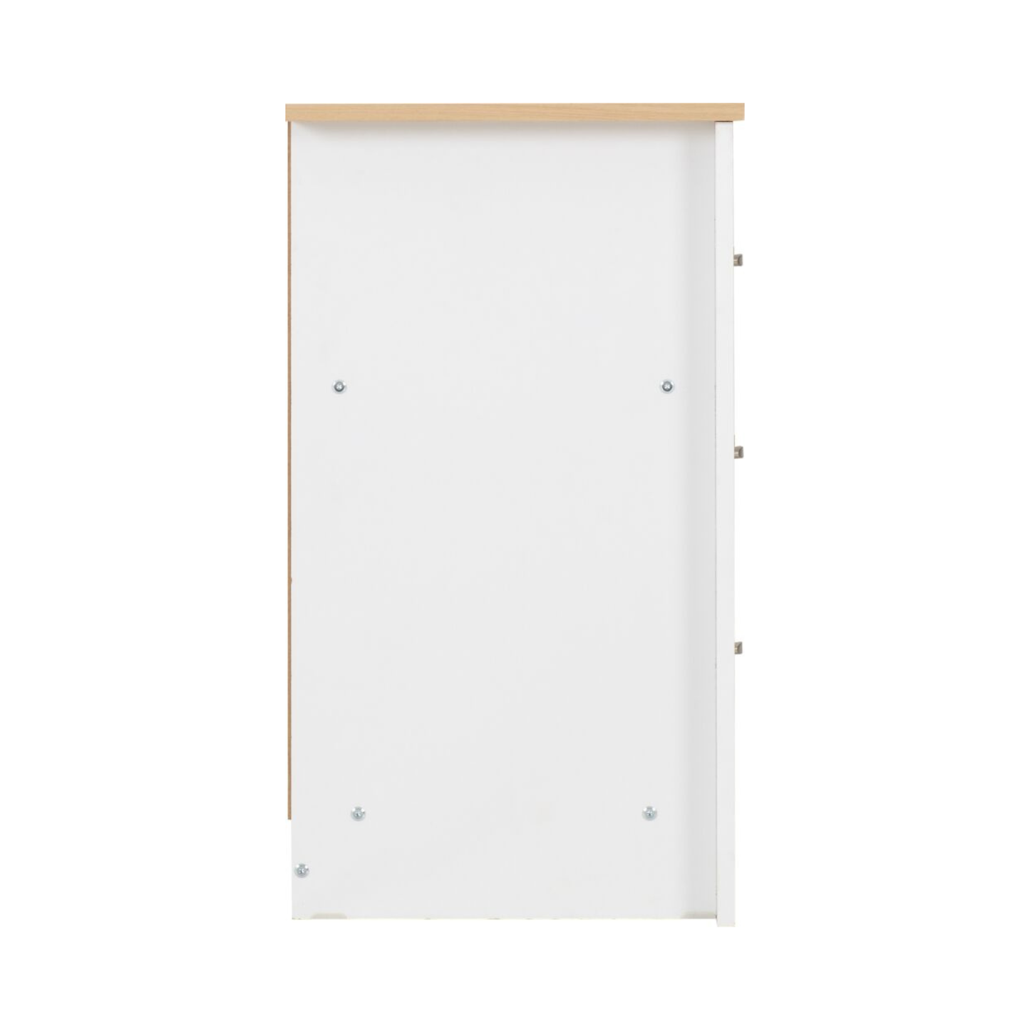 Portland 3 Drawer Chest - White/Oak Effect
