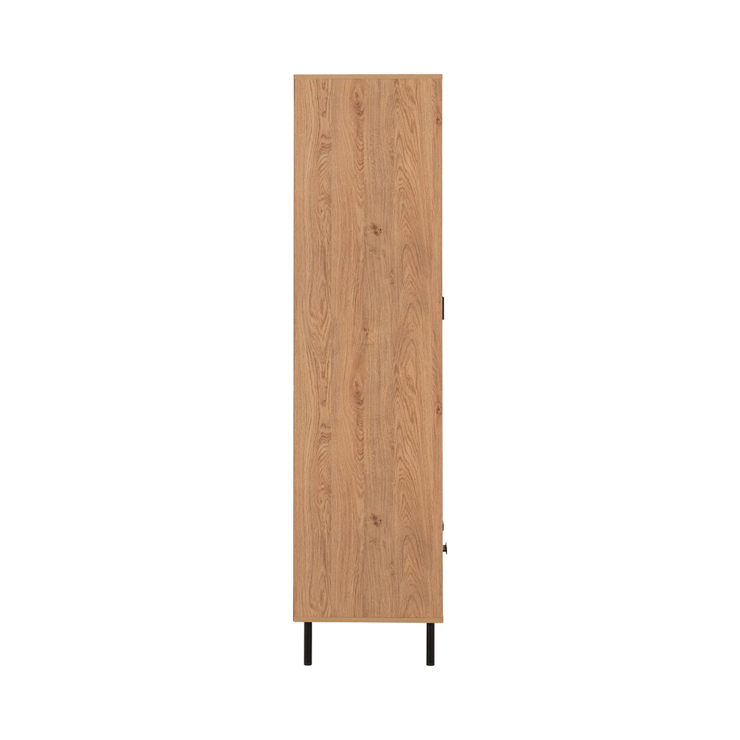 Leon 2 Door 1 Drawer Wardrobe – Medium Oak Effect