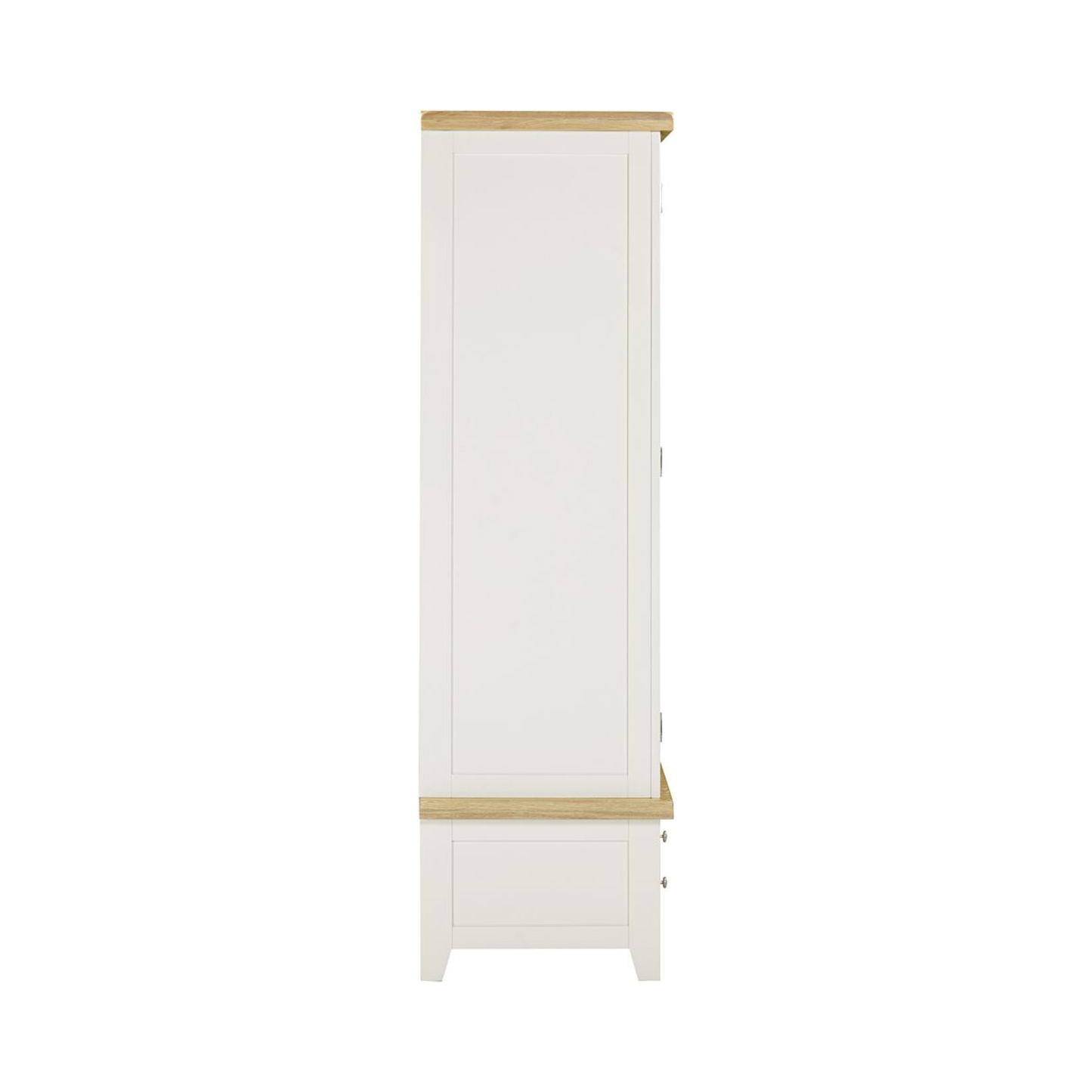 Windsor 3 Door 2 Drawer Wardrobe – Ivory/Oak