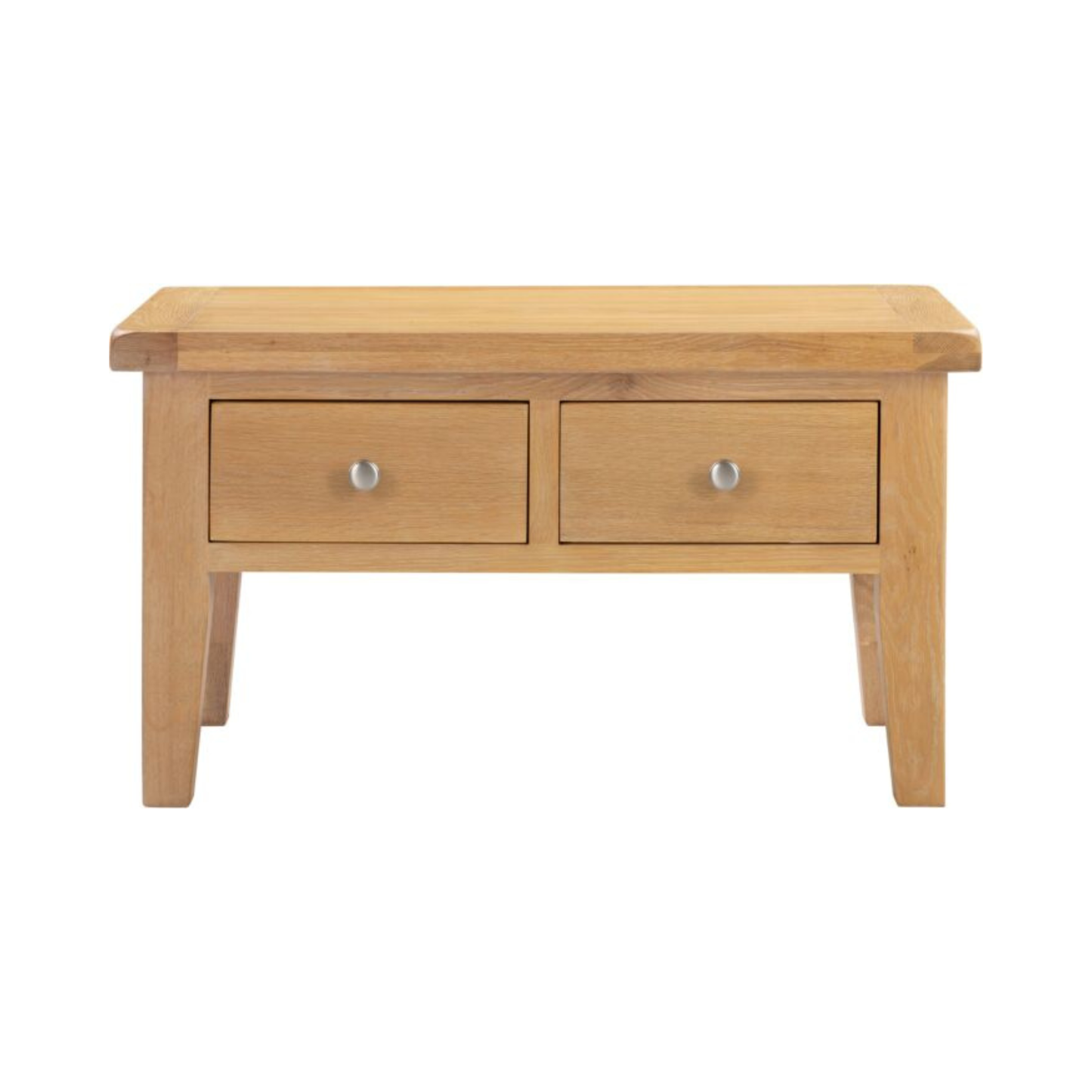 Windsor 2 Drawer Coffee Table - Natural Oak, Classic Design