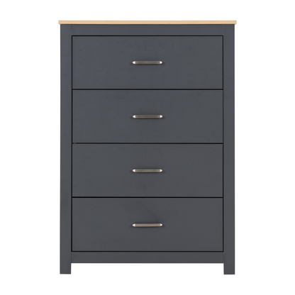 Portland Trio Set - Grey/Oak Effect