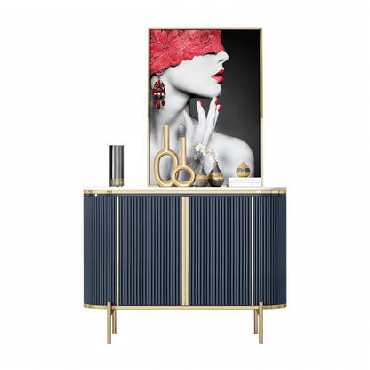 Elec Sideboard, Green & Gold