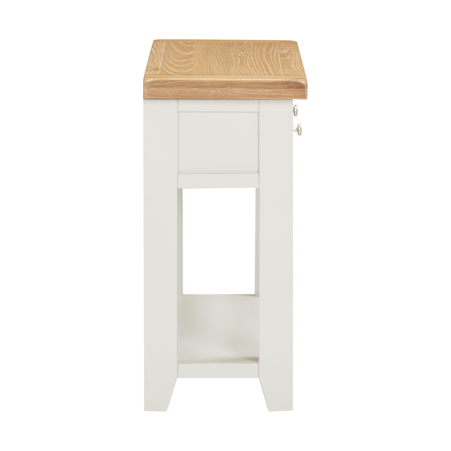 Windsor 2 Drawer Console Table - Ivory & Oak