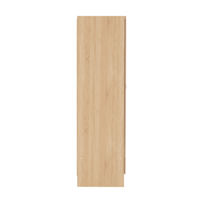 Nevada Mirrored 2 Door Wardrobe - Sonoma Oak Effect