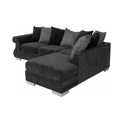 Elsa Corner Sofa - Dark Grey