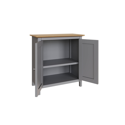 Taberno Oak 2 Door Sideboard – Dove Grey