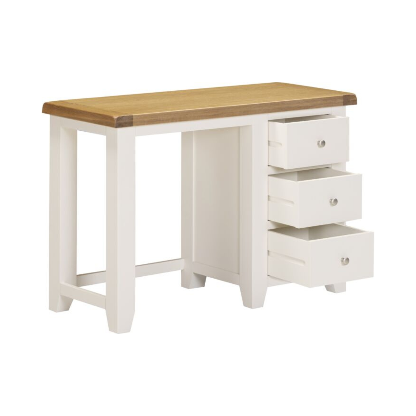 Windsor 3 Drawer Dressing Table Set – Ivory & Oak