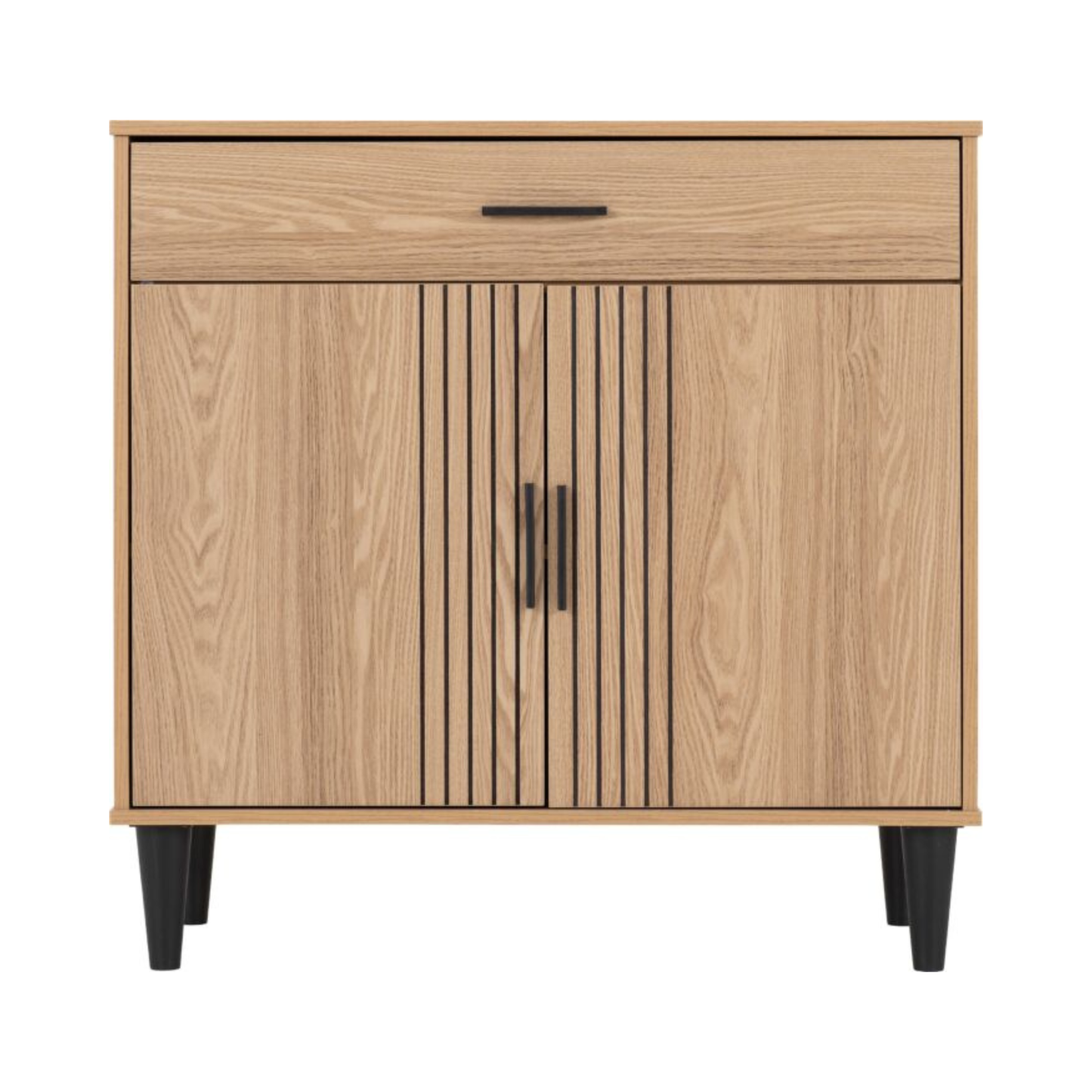 Tessa 2 Door 1 Drawer Sideboard – Natural Oak Effect