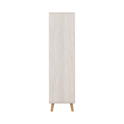 Dixie 2 Door Wardrobe – Dusty Grey & White
