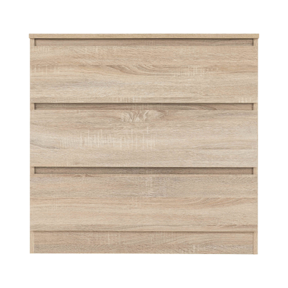 Malvern 3 Drawer Chest – Sonoma Oak Effect, Stylish Bedroom Storage
