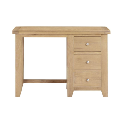 Windsor 3 Drawer Dressing Table – Natural Oak