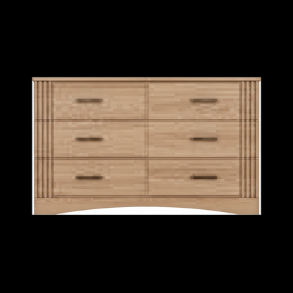 Tessa 6 Drawer Chest - Natural Oak Effect Storage