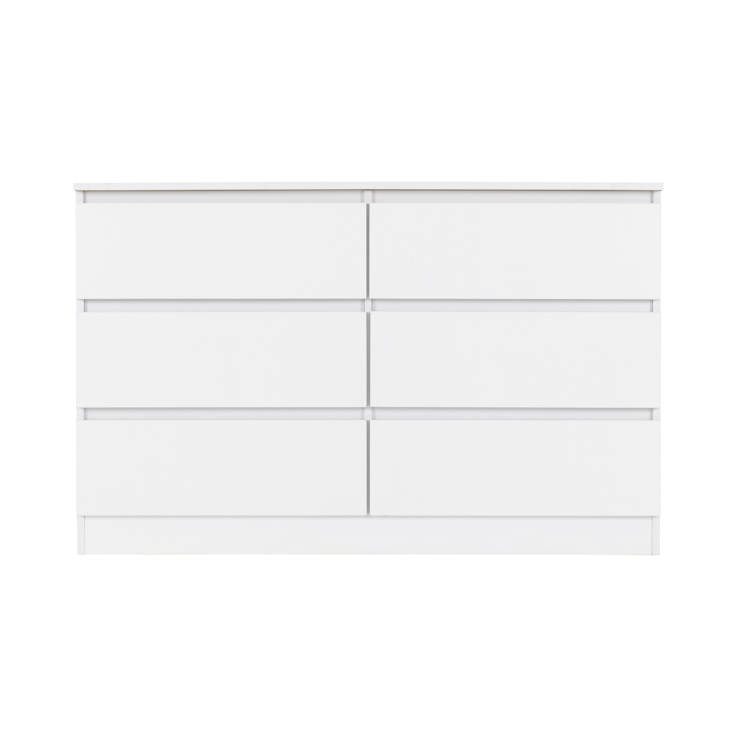 Malvern 6 Drawer Chest - White